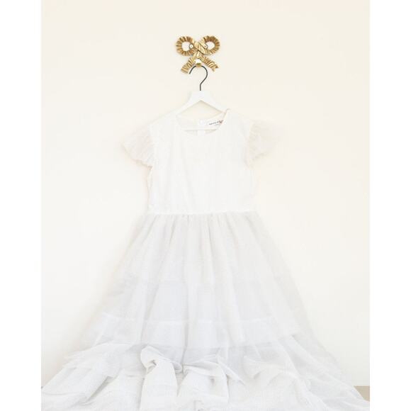 Sonia Rykiel White Dot Dress / 10
